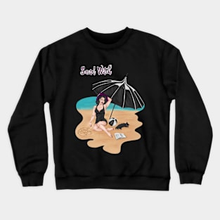 Sand Witch - Witches and Beaches Crewneck Sweatshirt